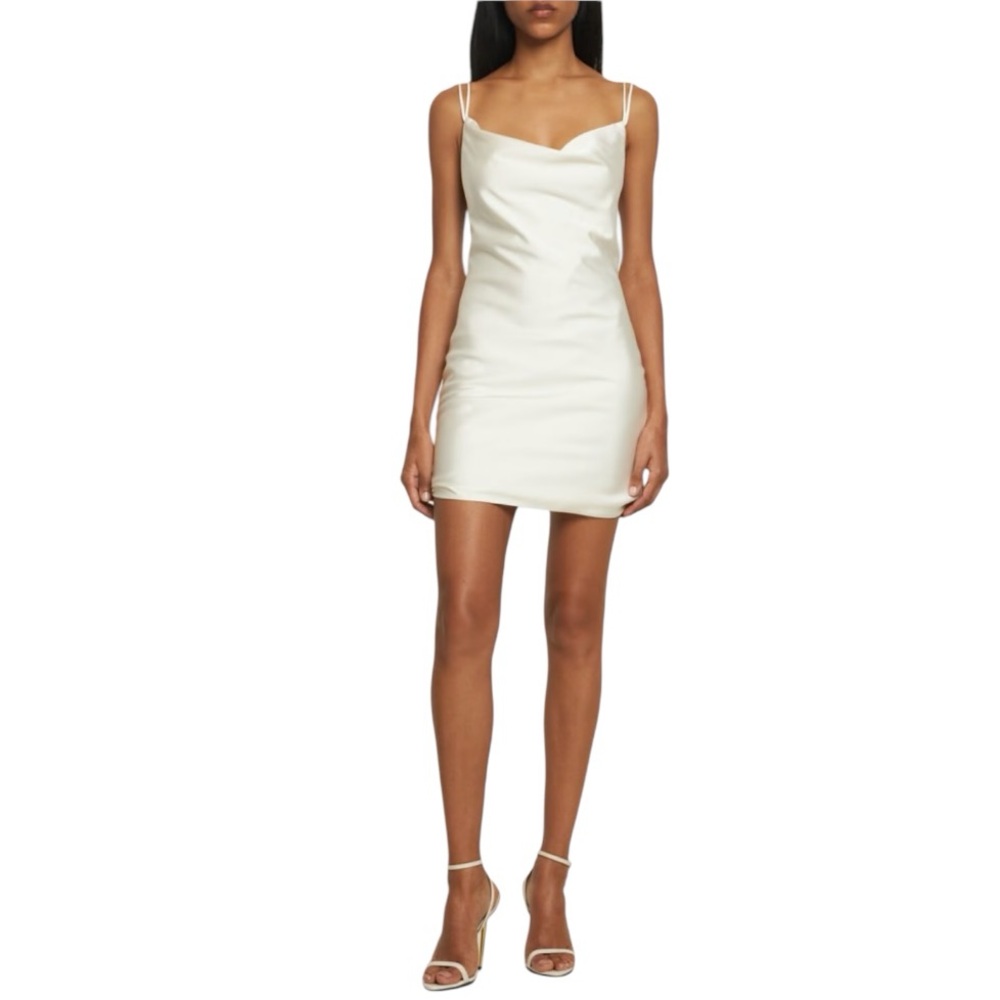 Stella Dallas Champagne Dream Boat Camisole Spaghetti Strap Dress Sz Large